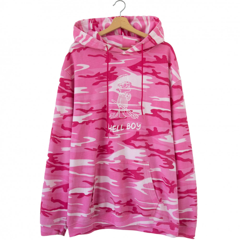 Superradical x Lil Peep Hellboy Hoodie (Pink Camo)