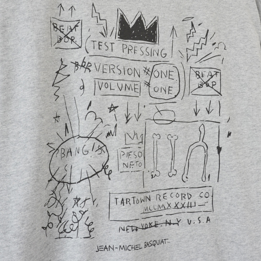 Jean-Michel Basquiat x Uniqlo Crown Pocket Tee (Grey)