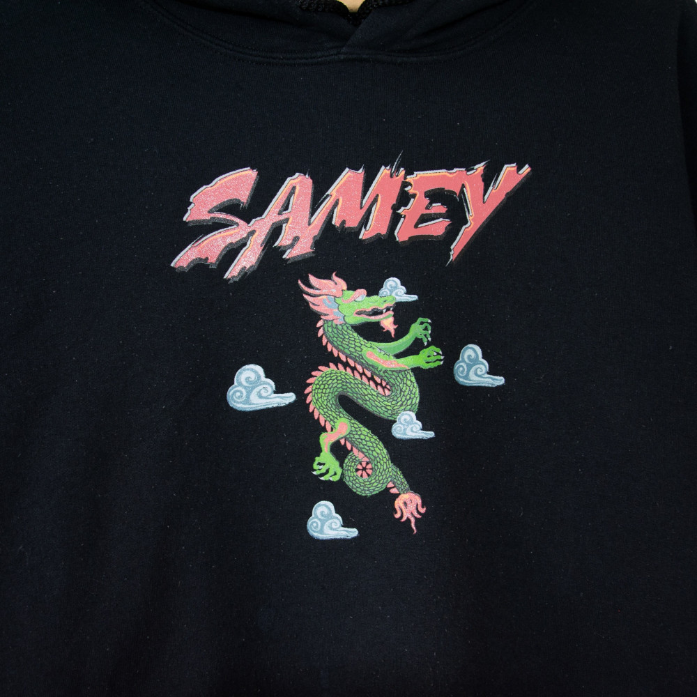 Samey Dragon Hoodie (Black)