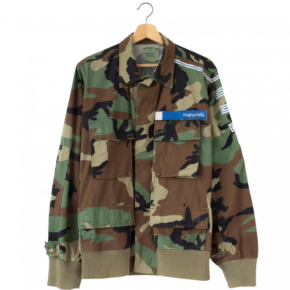 Maharishi Upcycled Ripstop Camouflage Jacket (Woodland)