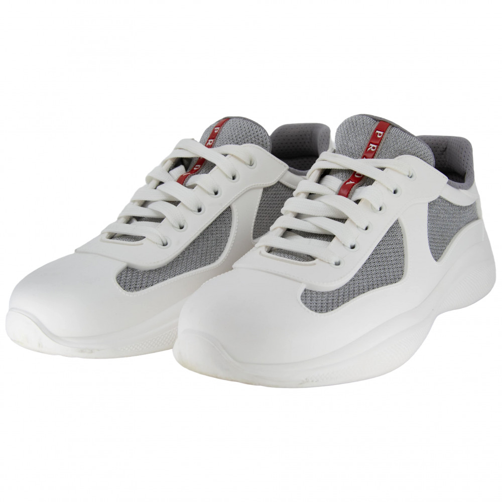 Prada America's Cup Soft Rubber (White/Silver