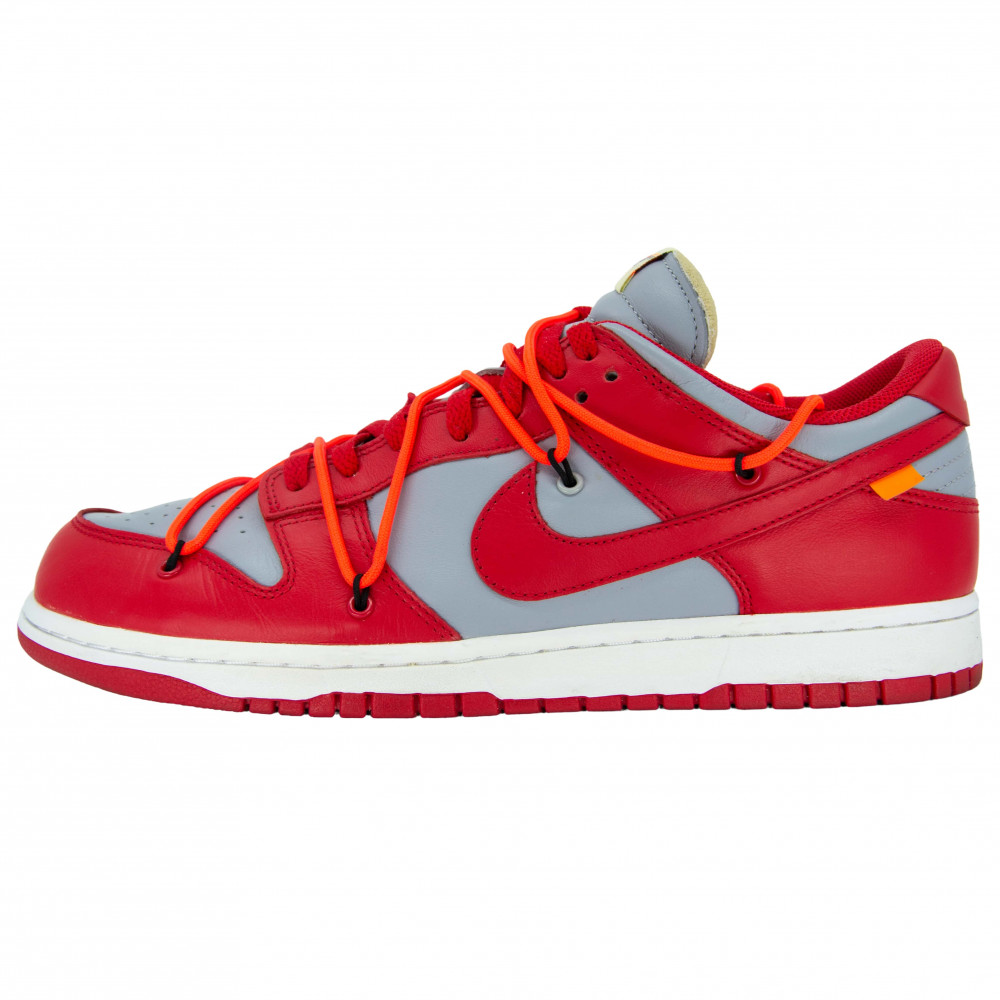 Off-White x Nike Dunk Low (University Red)