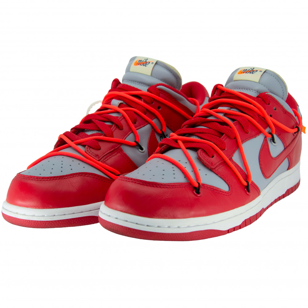 Off-White x Nike Dunk Low (University Red)