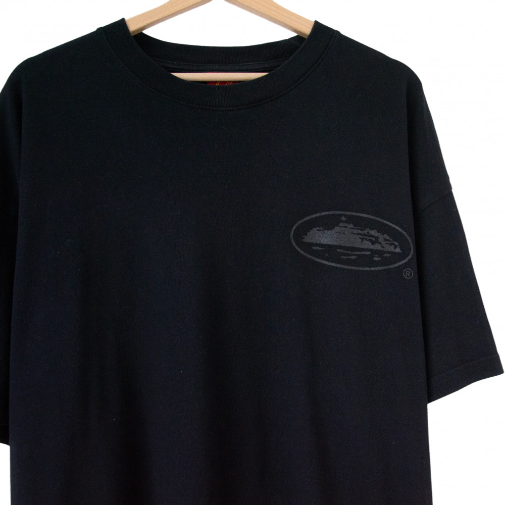 Corteiz Alcatraz Tee (Black/Black)