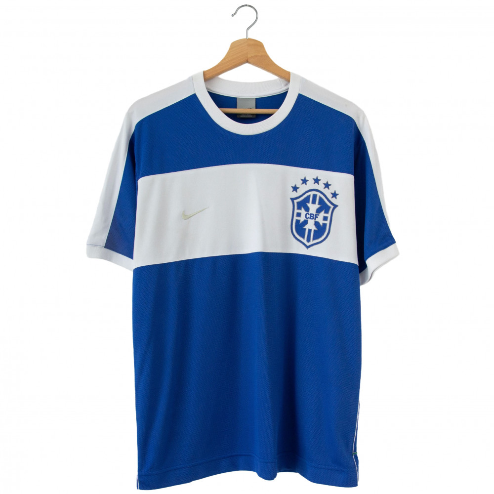 Nike Brazil National 10 Away Jersey (Blue/White)