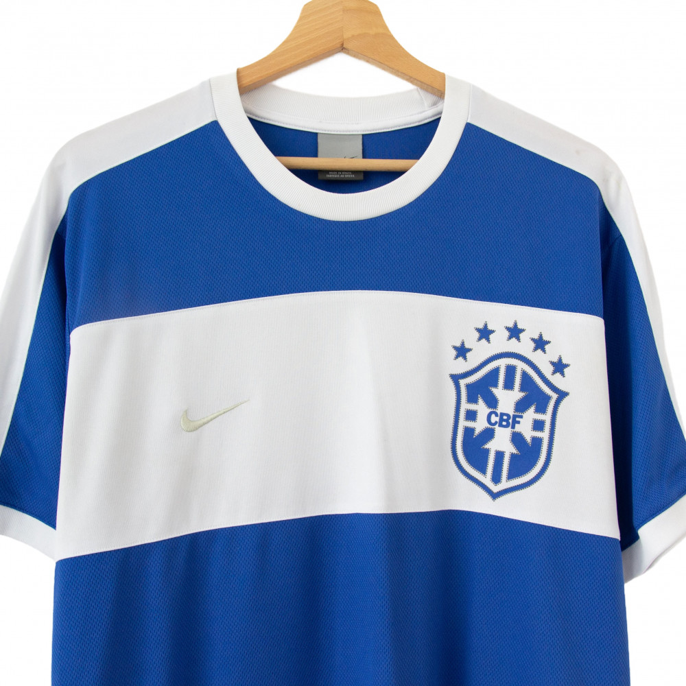 Nike Brazil National 10 Away Jersey (Blue/White)