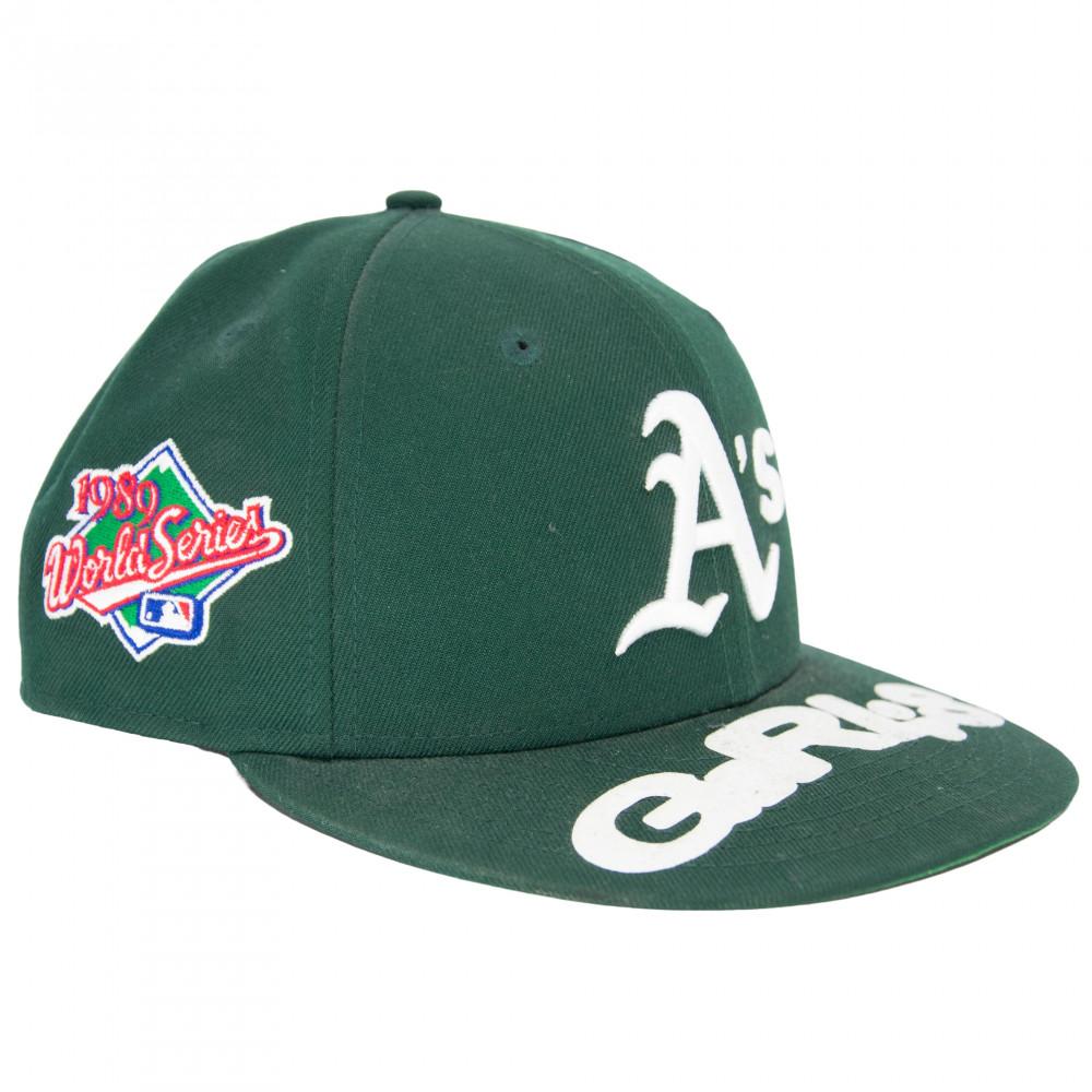 Girls New Era Fitted Cap Oakland (Green)