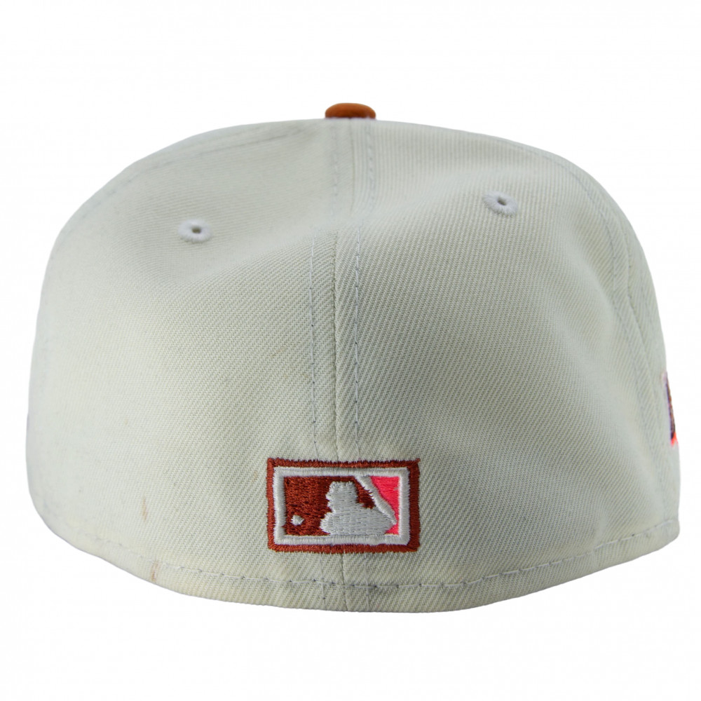 New Era Seattle Mariners Fitted Cap (Beige/Orange)