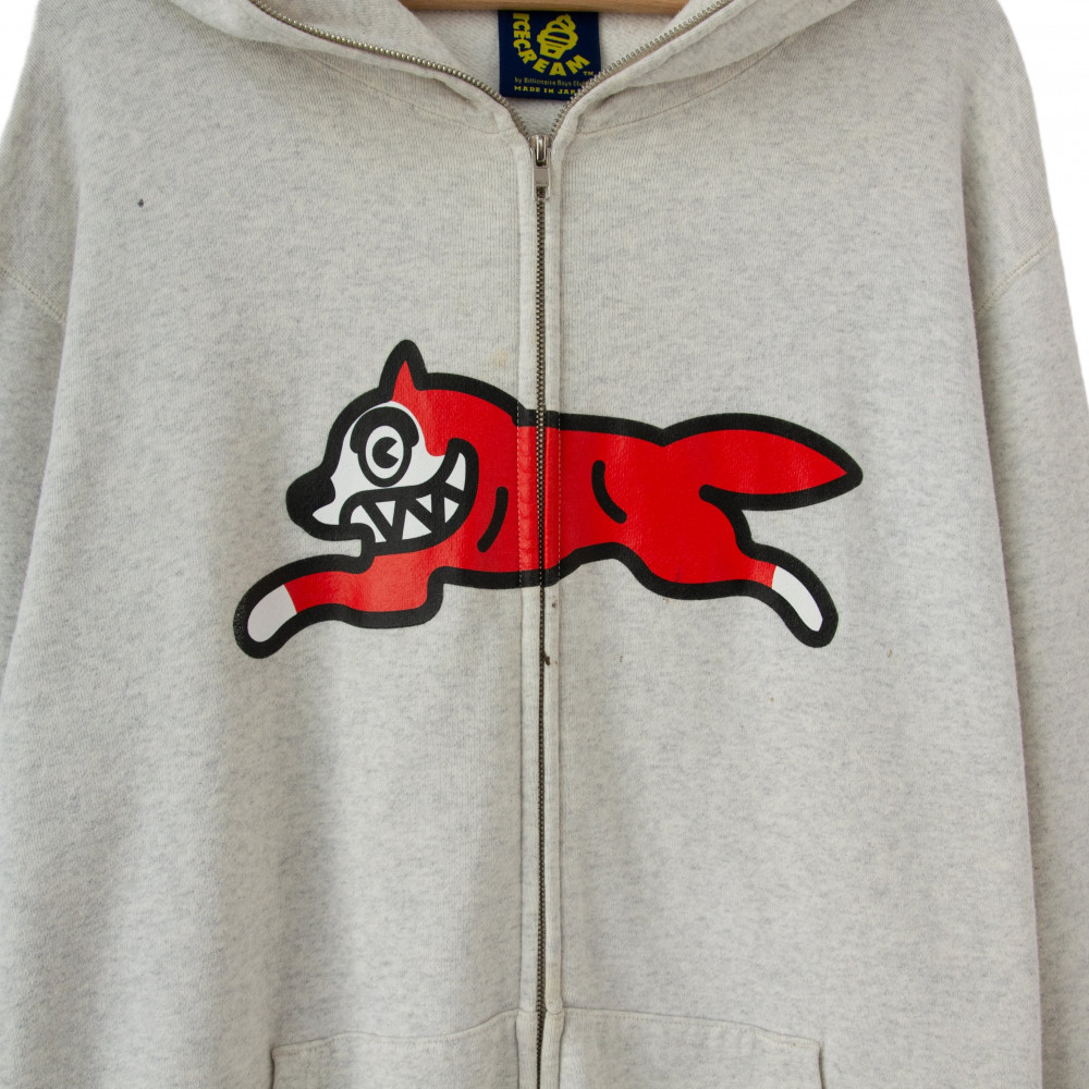 Icecream OG 2007 Running Dog Zip Hoodie (Gray)