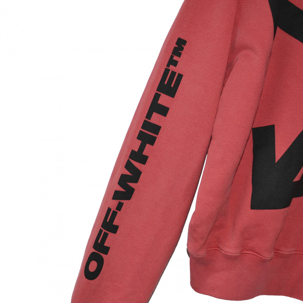 Off-White Splitted Arrows Hoodie (Red)