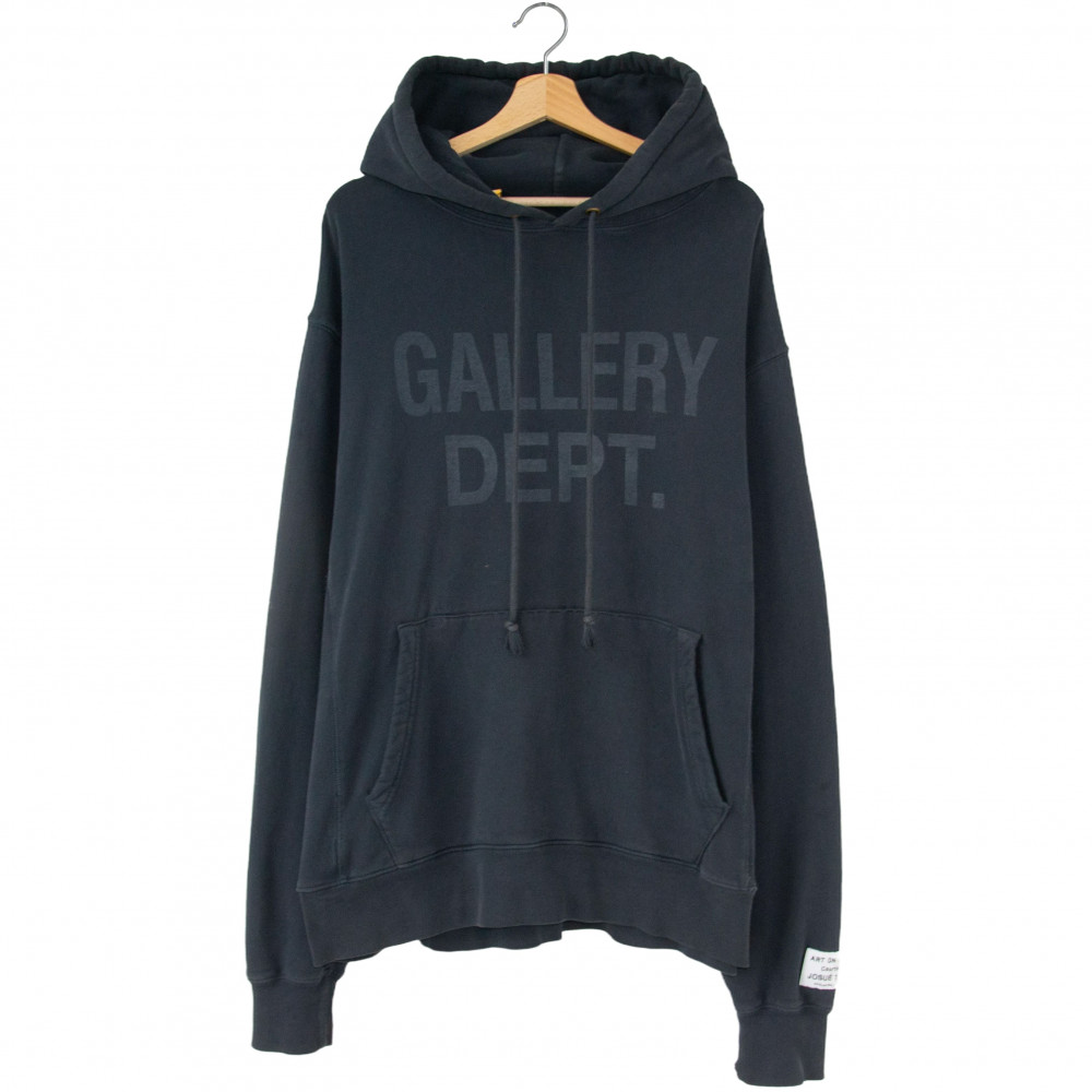 Gallery Dept. Reversible Centered Logo Hoodie (Dark Navy)