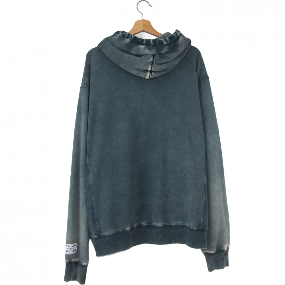 GALLERY DEPT. Reversible Tie Dyed Cotton Hoodie (Grey)