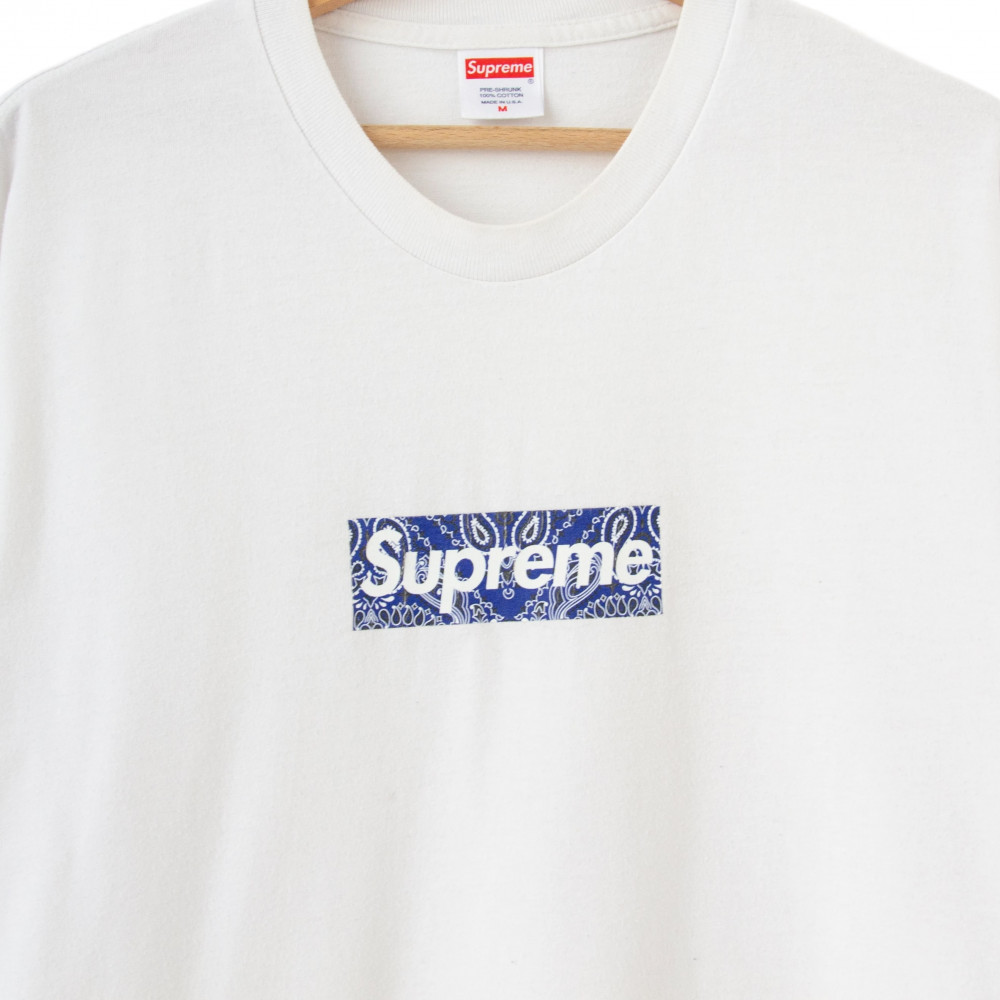 Supreme Bandana Box Logo Tee (White)