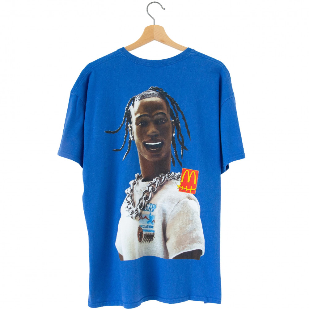 Travis Scott x McDonlad's Action Figure Series II Tee (Blue)