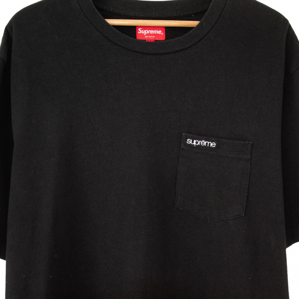 Supreme S/S Pocket Tee (Black)