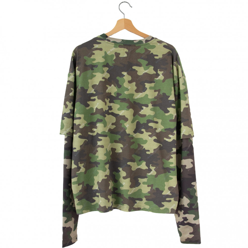 Aviante Camo Double Sleeve Top (Camo)