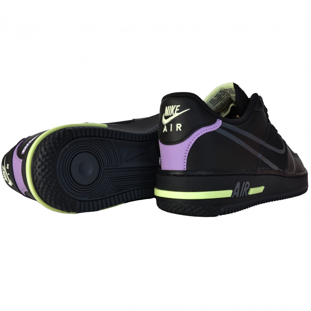 Nike Air Force 1 React (Black/Violet Star)