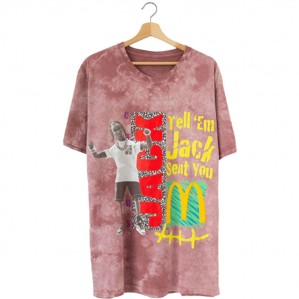 Travis Scott x McDonlad's Jack Smile II Tee (Berry)