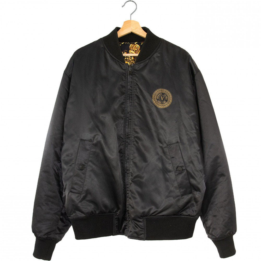 Versace Jeans Couture Reversible Bomber (Black/Gold)