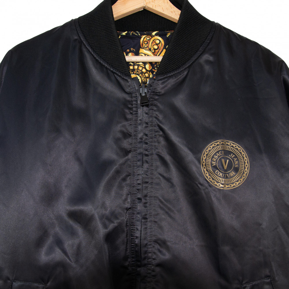 Versace Jeans Couture Reversible Bomber (Black/Gold)