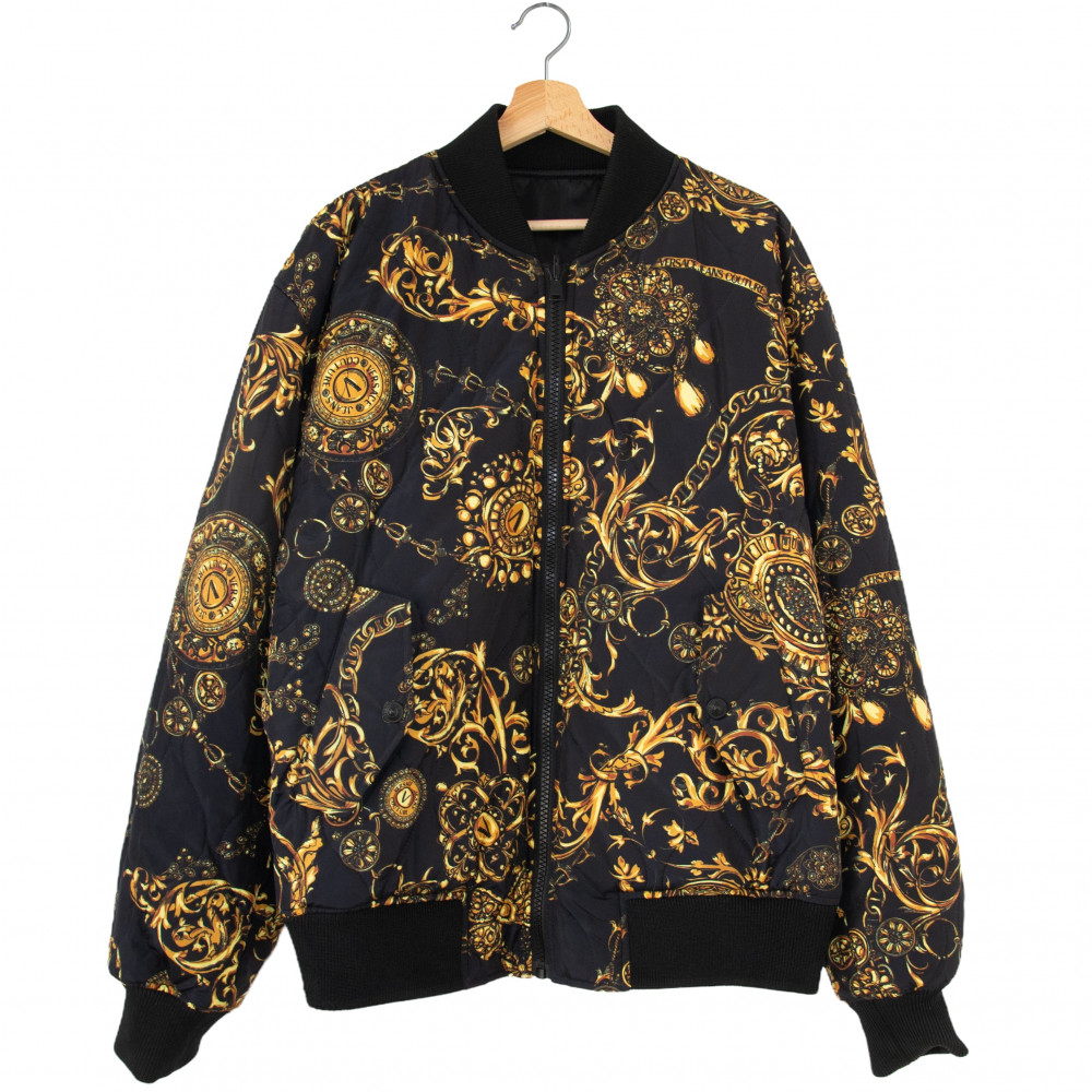 Versace Jeans Couture Reversible Bomber (Black/Gold)