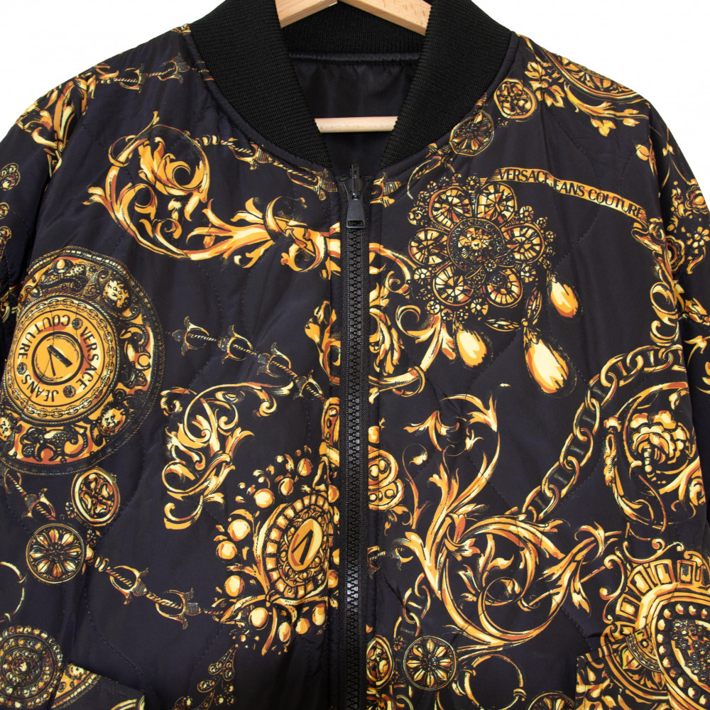 Versace Jeans Couture Reversible Bomber (Black/Gold)