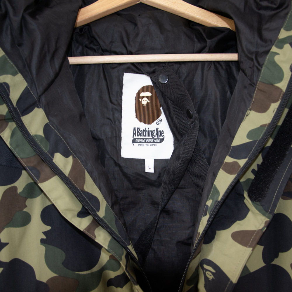 Bape 1st Camo Snowboard Jacket (Green Camo)