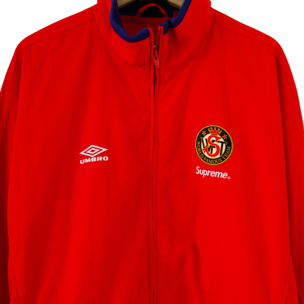 Supreme Umbro Cotton Ripstop Track Jacket (Red)