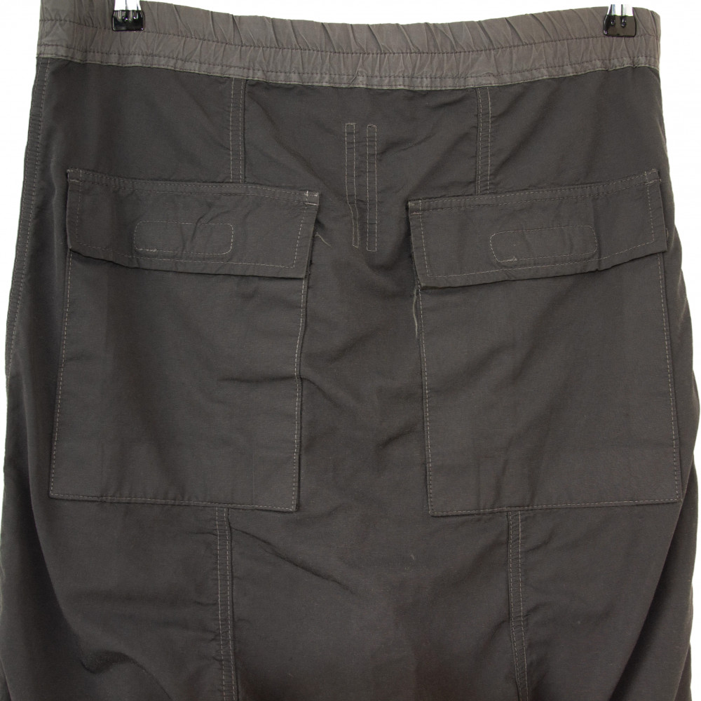 Rick Owens DRKSHDW Drop Crotch Canvas Pants (Grey)