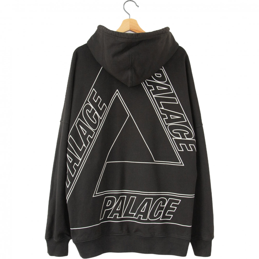 Palace Jumbo Tri-Ferg Drop Shoulder Hood (Black)