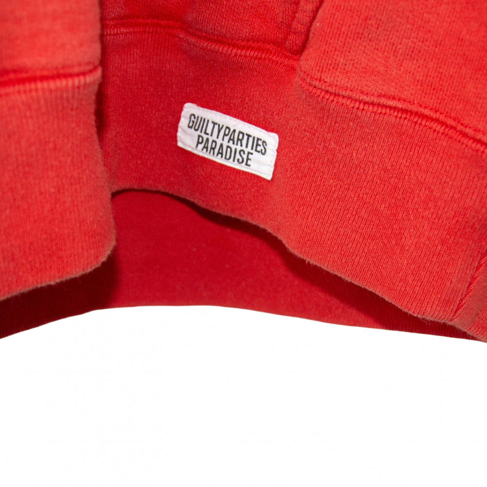 Wacko Maria Varsity Popover Hoodie (Red)