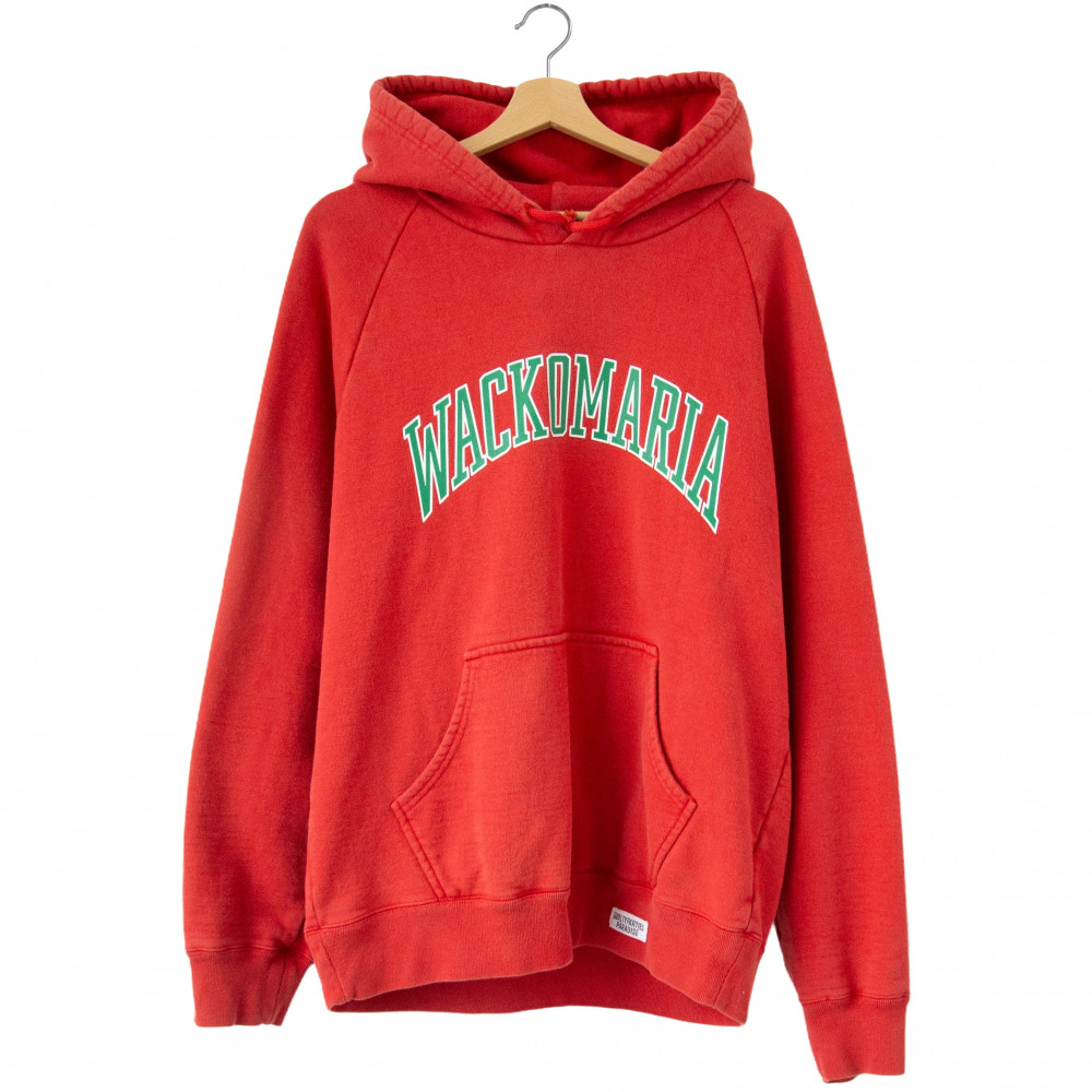 Wacko Maria Varsity Popover Hoodie (Red)