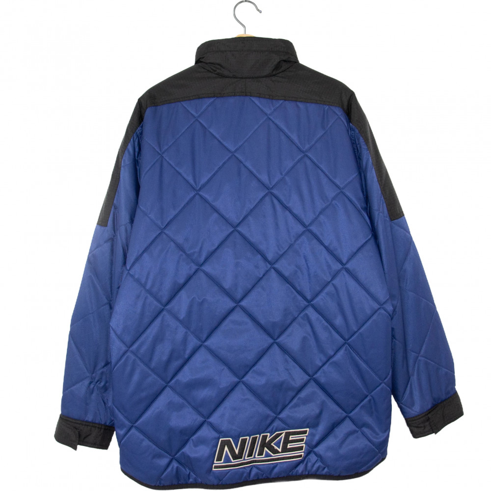 Nike Vintage Quilted Jacket (Blue/Black)