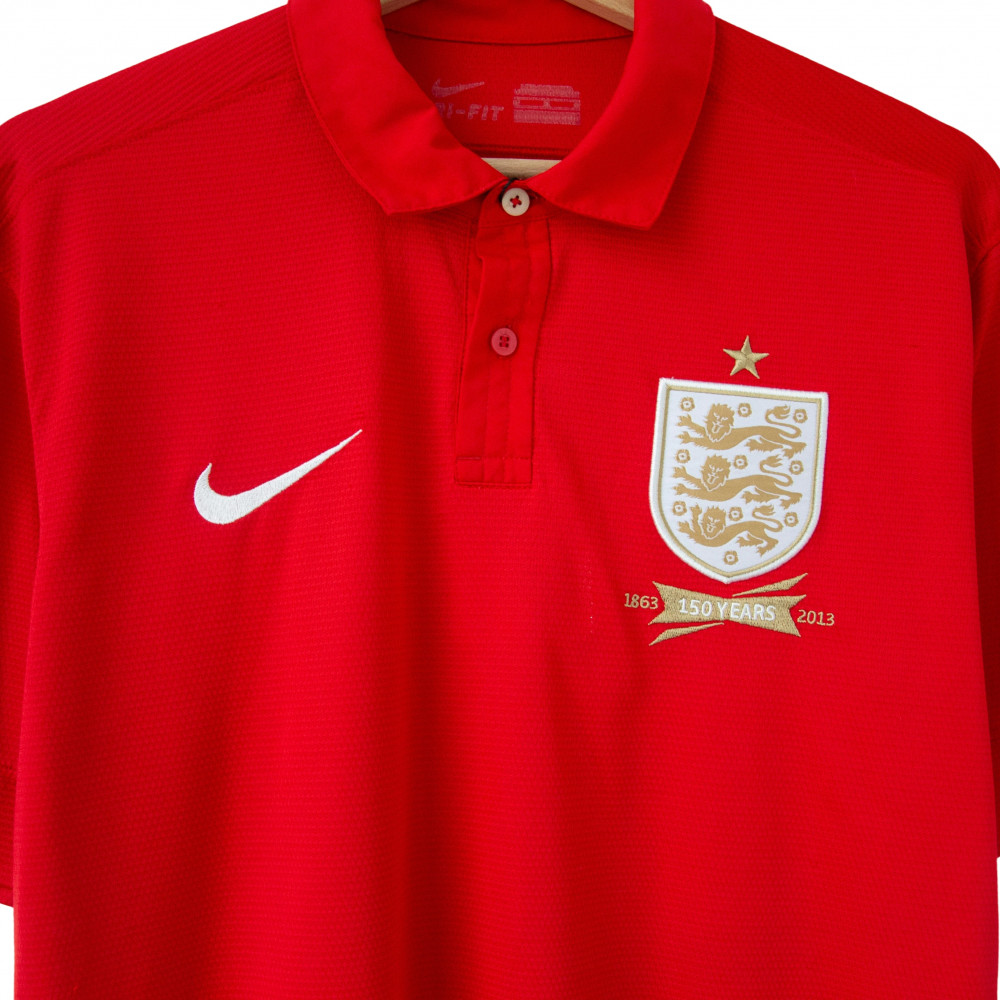 Nike 150 Years England Polo Shirt (Red)