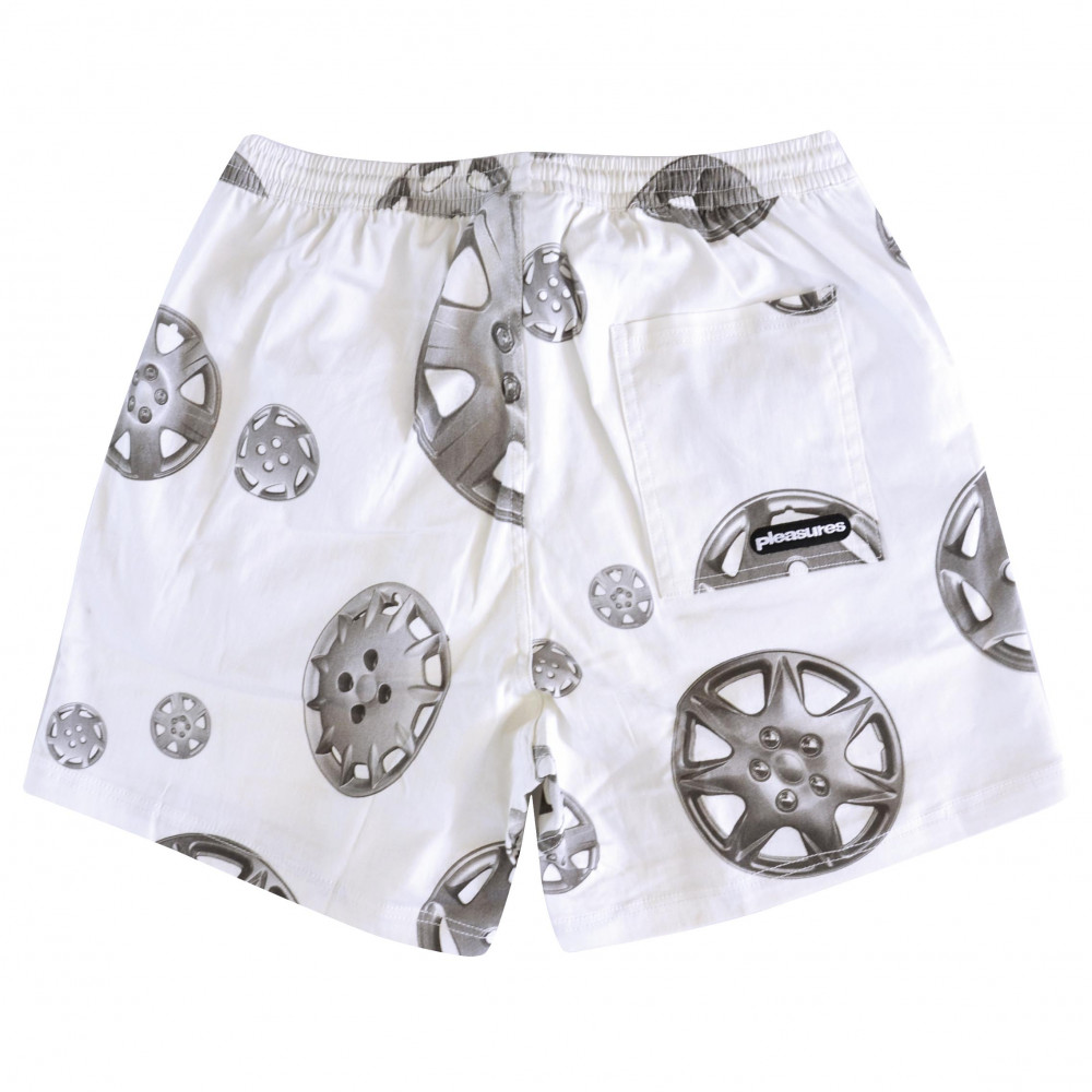 Pleasures Roadside Twill Shorts (White)
