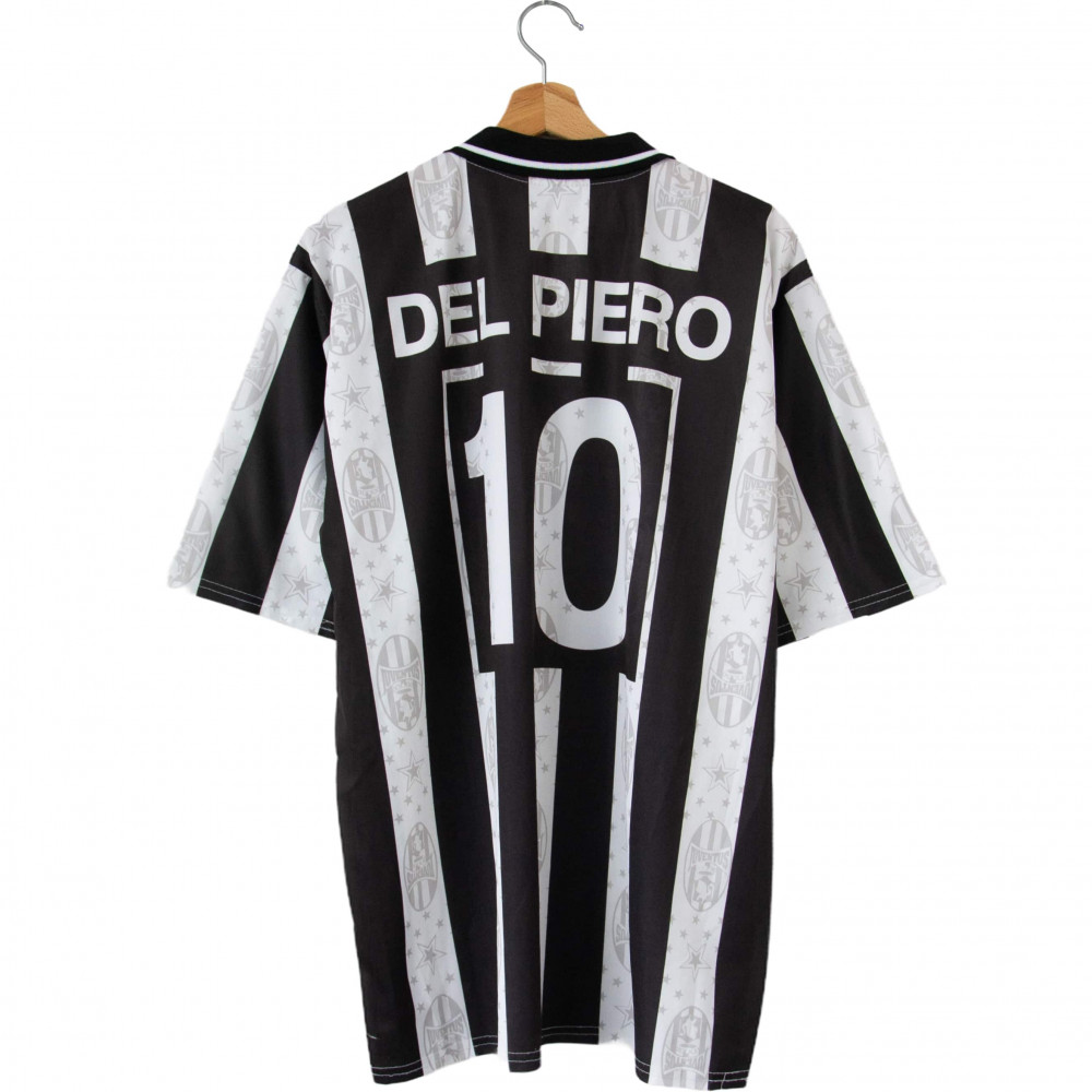 Juventus FC Bootleg Del Piero 10 Jersey (Black/White)