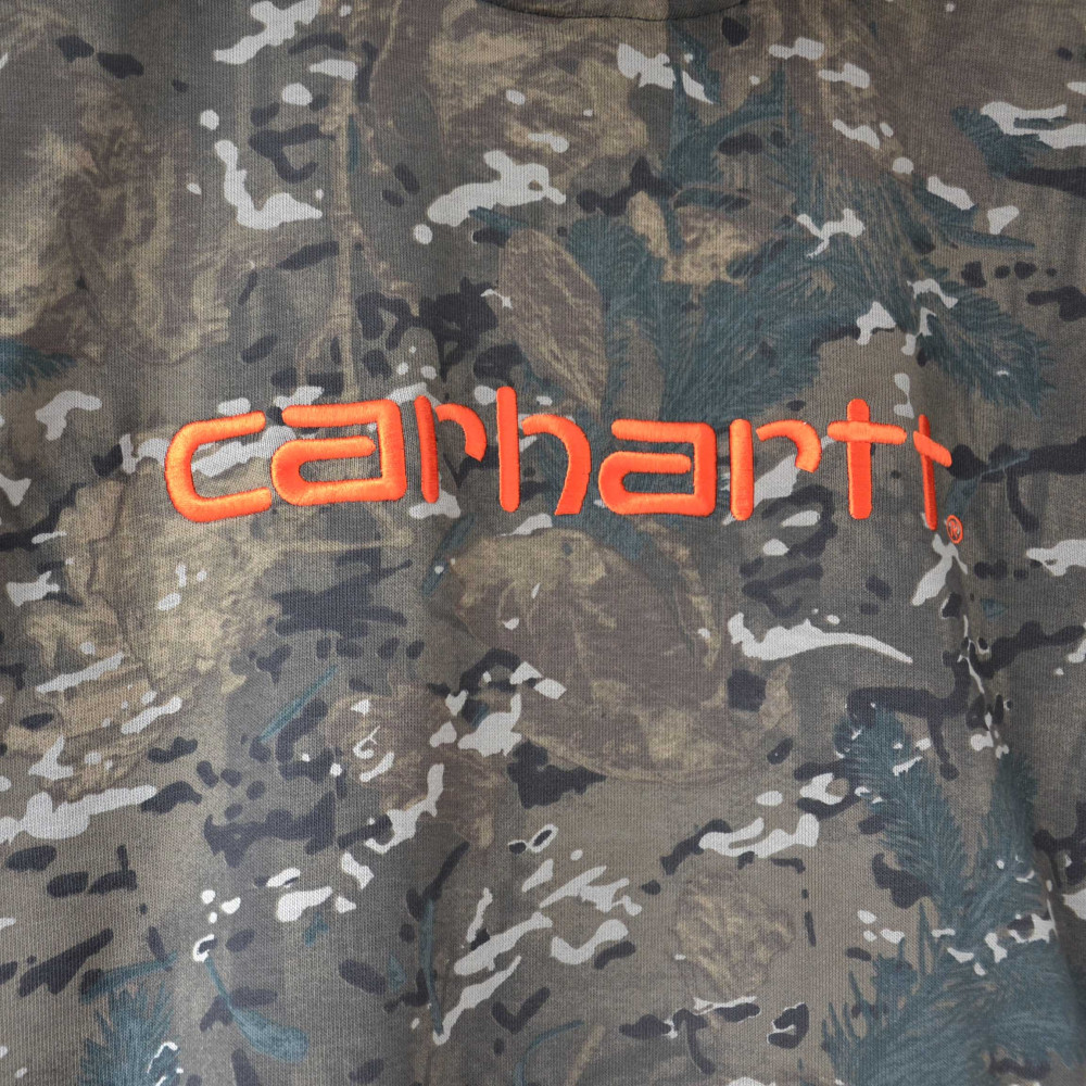 Carhartt WIP Logo Sweatshirt (Camo)