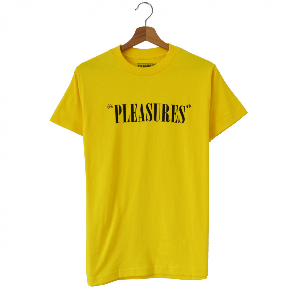 Pleasures Balance Logo Tee (Yellow)