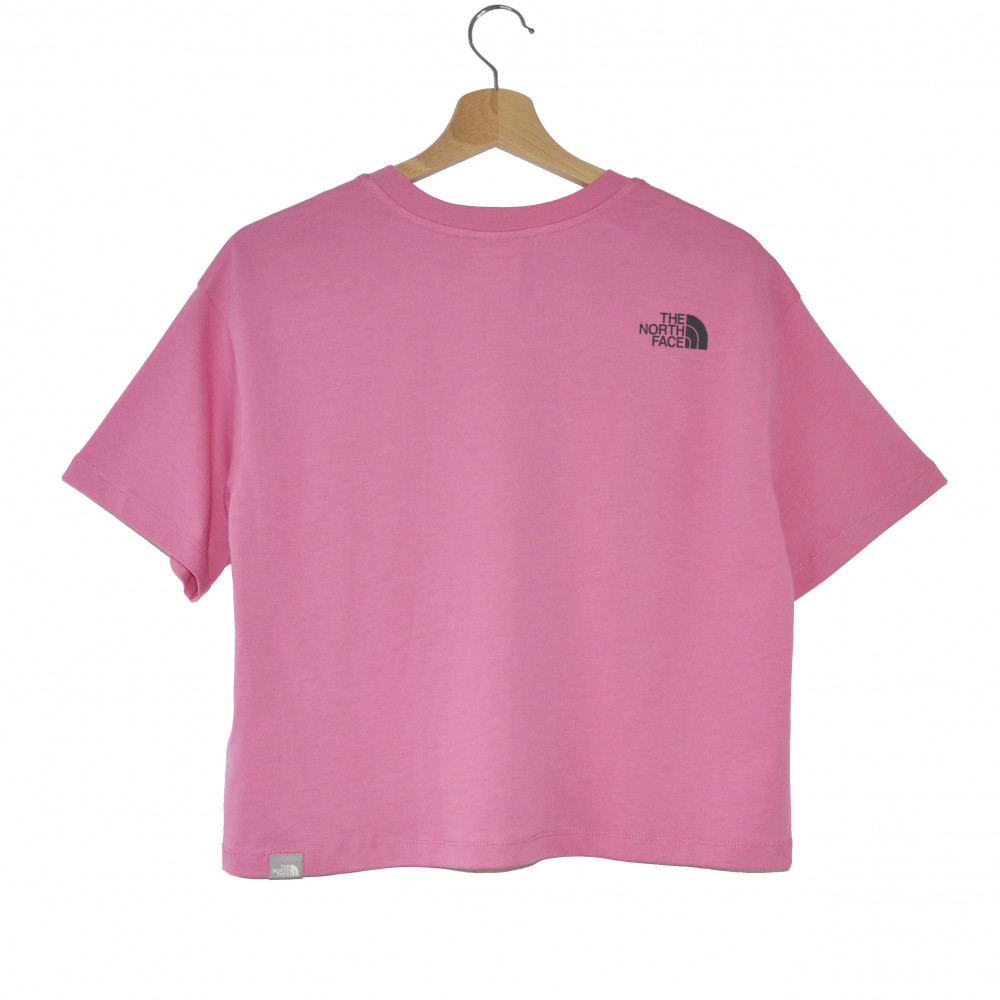 The North Face Fine Cropped Tee (Pink)