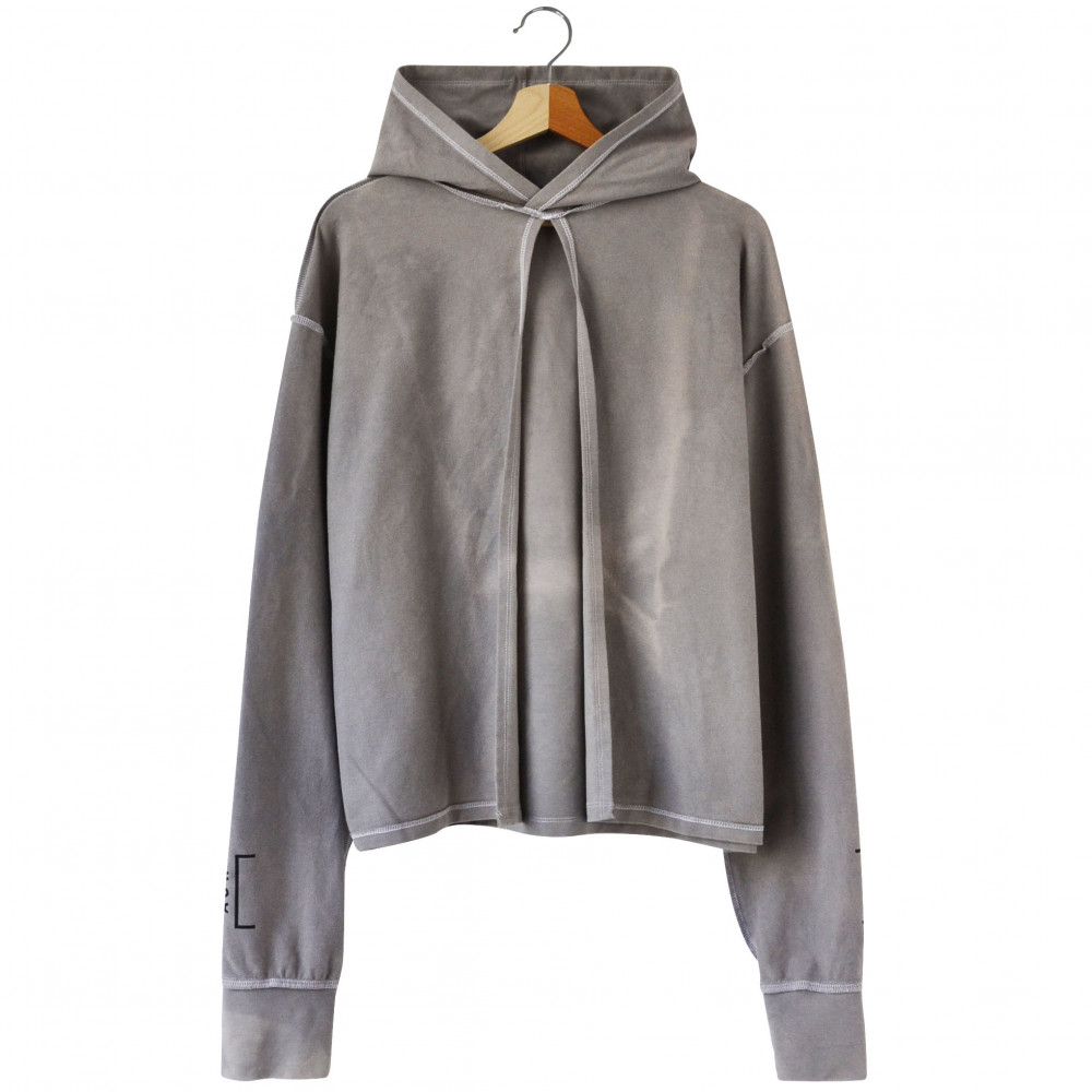 A Cold Wall Split Front Hoodie (Washed Grey)