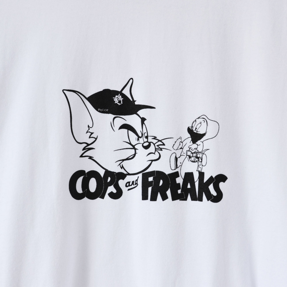 Freak Cops And Freaks Tee (White)