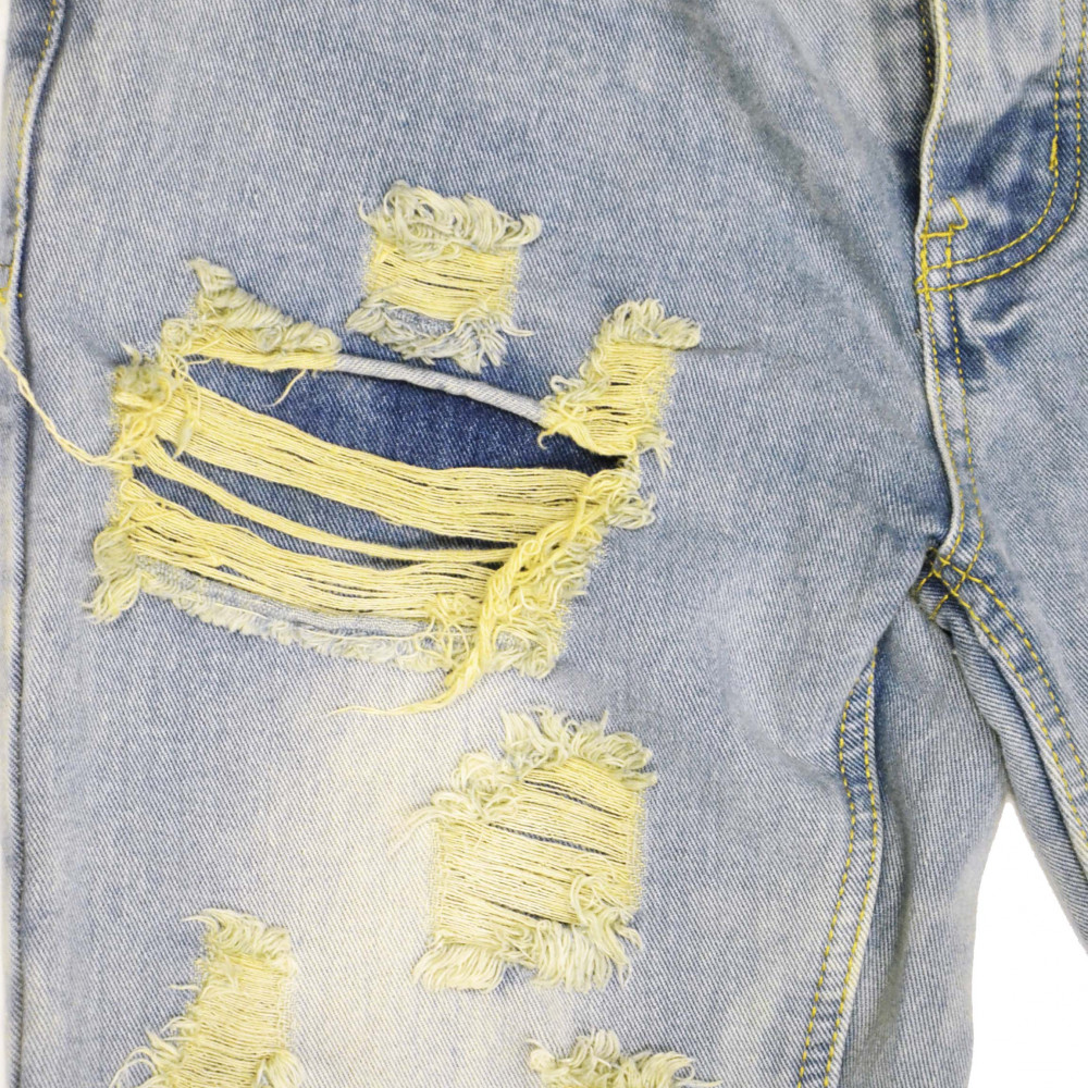 Distressed Denim Ripped Jeans (Denim)