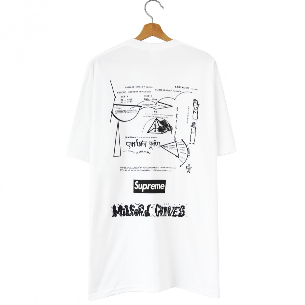 Supreme Milford Graves Tee Tシャツ 白 L