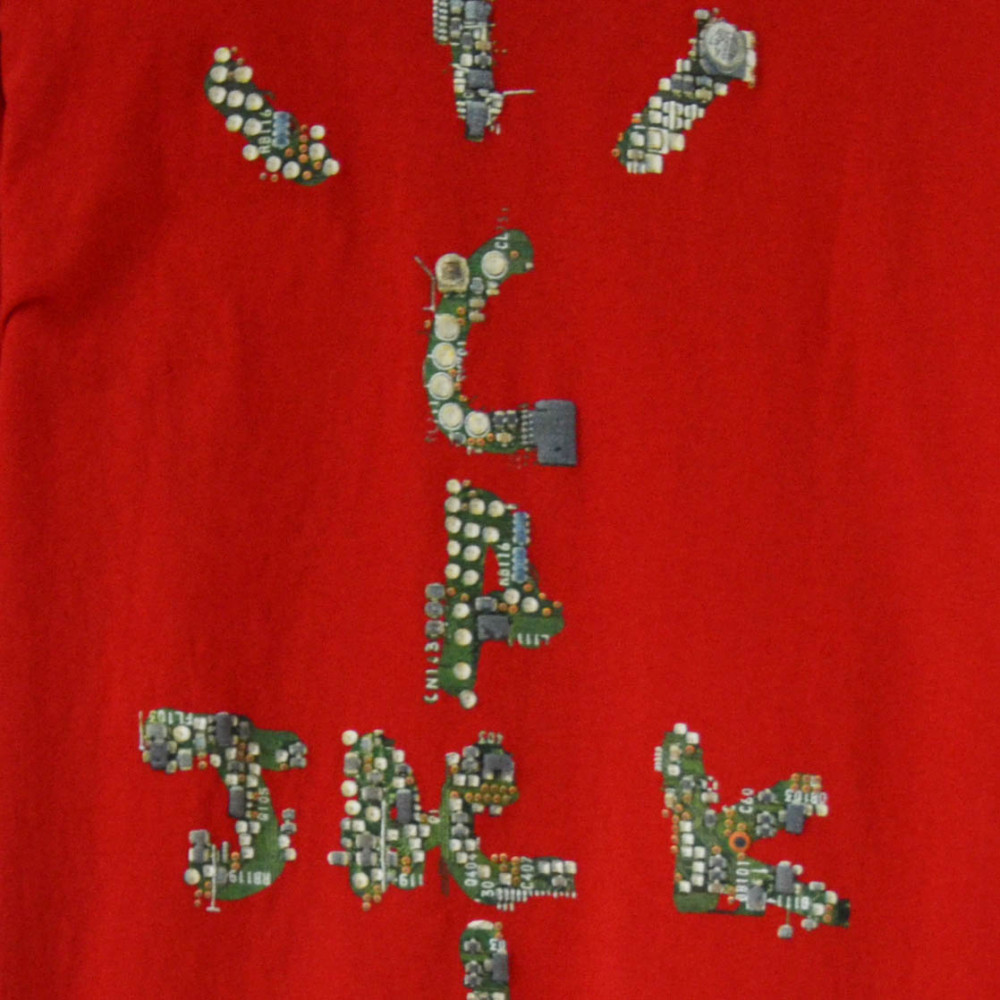 Travis Scott Motherboard Logo IV Tee (Red)