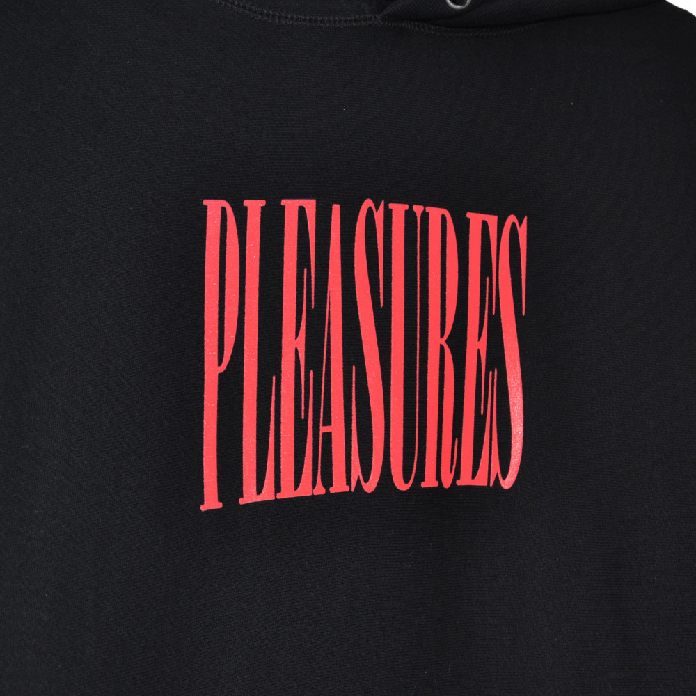 Pleasures Stretch Logo Hoodie (Black)