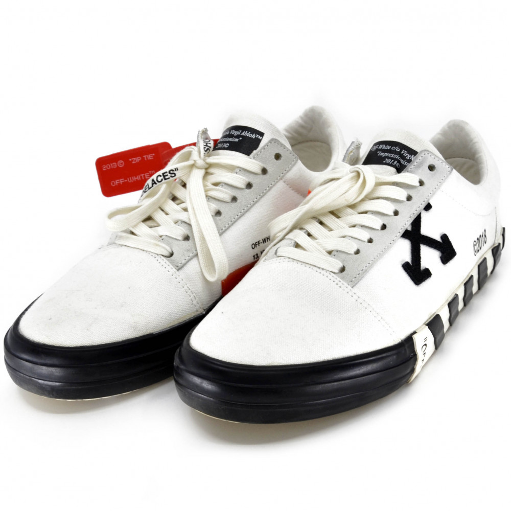 Off-White Vulc Low White (Updated Stripes)