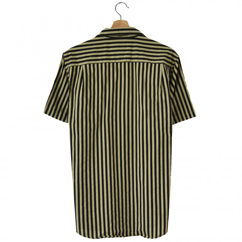 Supreme Striped Garage S/S Shirt (Black/Gold)
