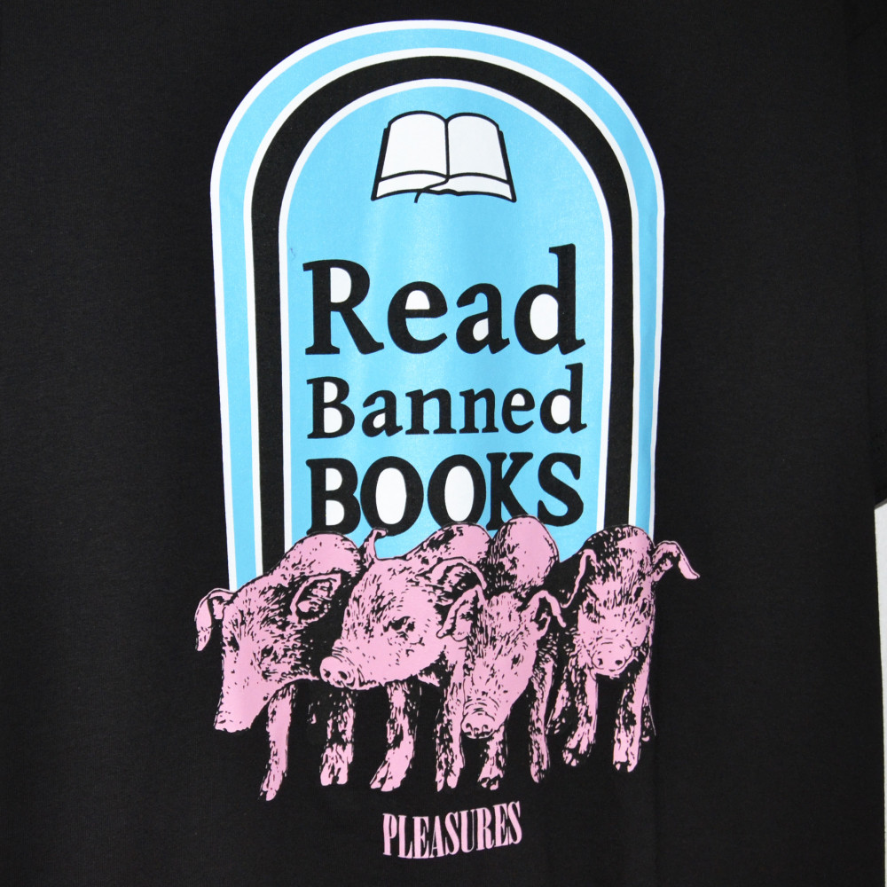 Pleasures Banned Books Tee (Black)
