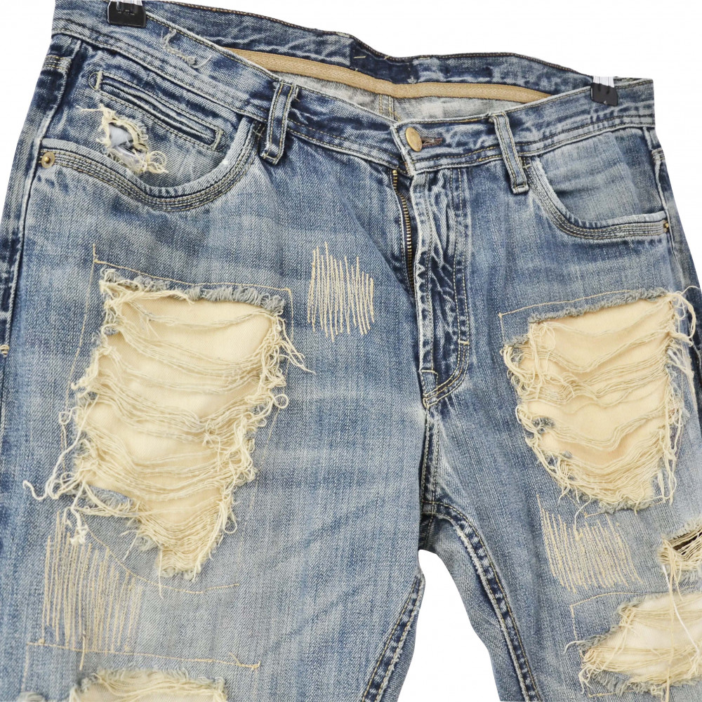 Alure Custom Distressed Jeans (Blue)