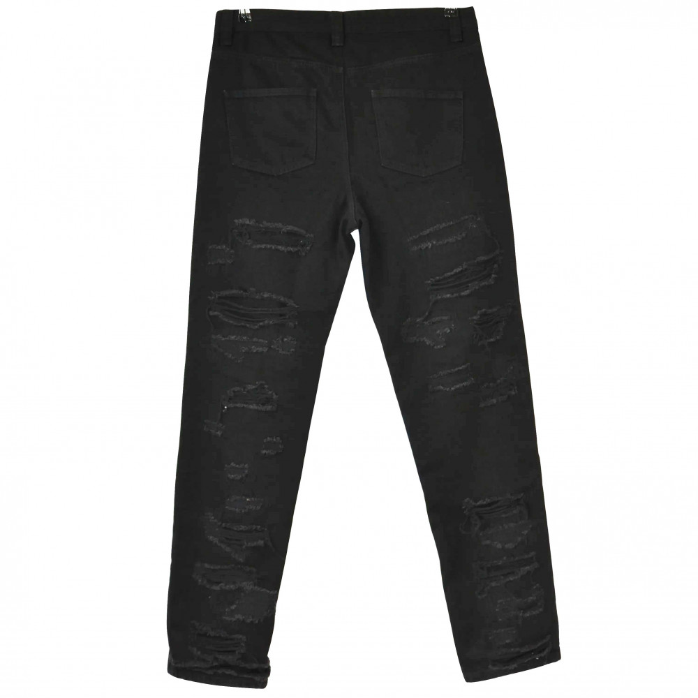 Jaded London Distressed Jeans (Black)
